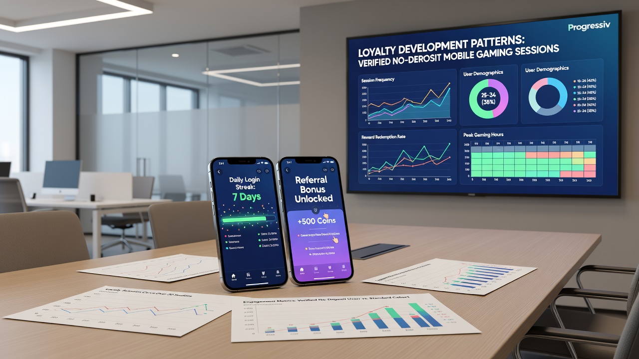 Detaillierte Darstellung von Bindungstrends in progressiven Mobile-Gaming-Umgebungen