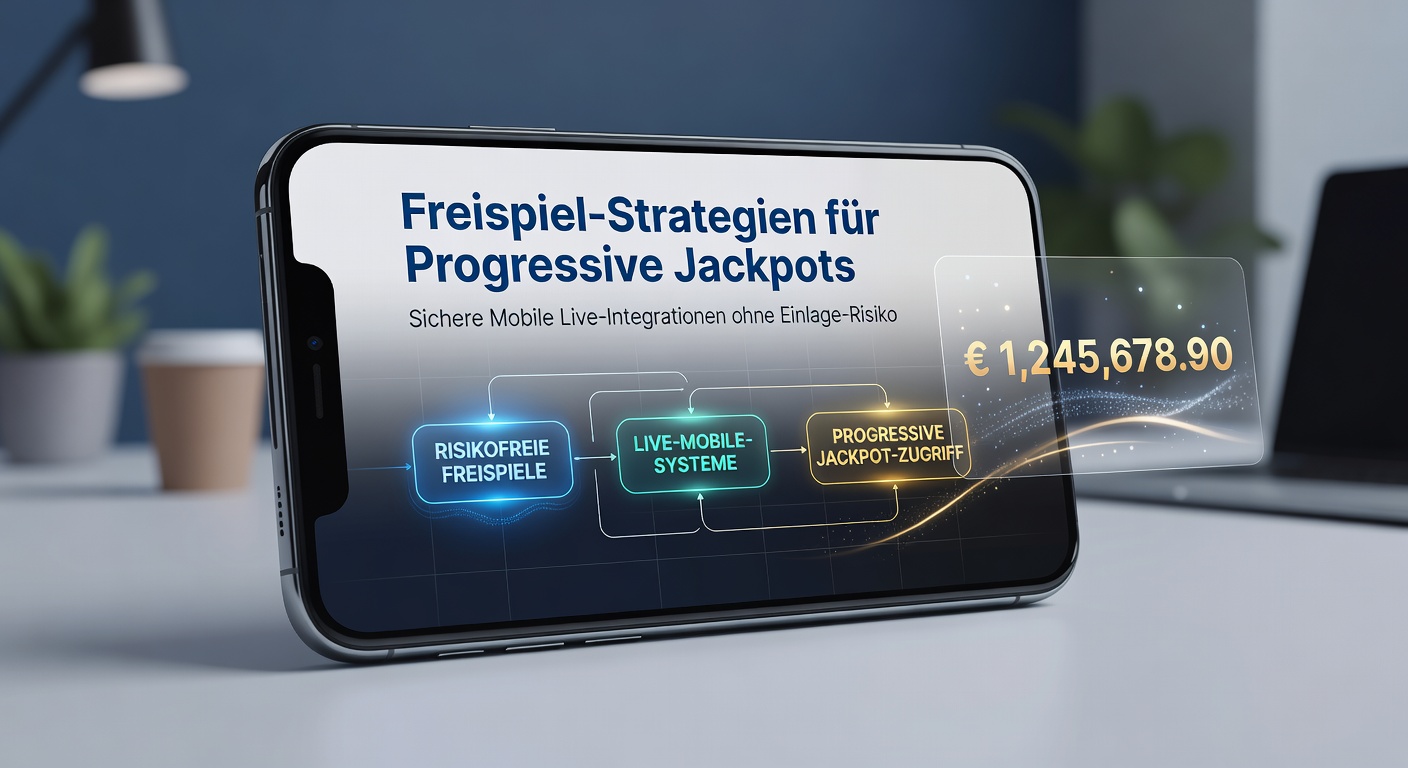 Live-Dealer an einem progressiven Jackpot-Tisch mit mobiler Freispiel-Oberfläche und Sicherheitsikonen
