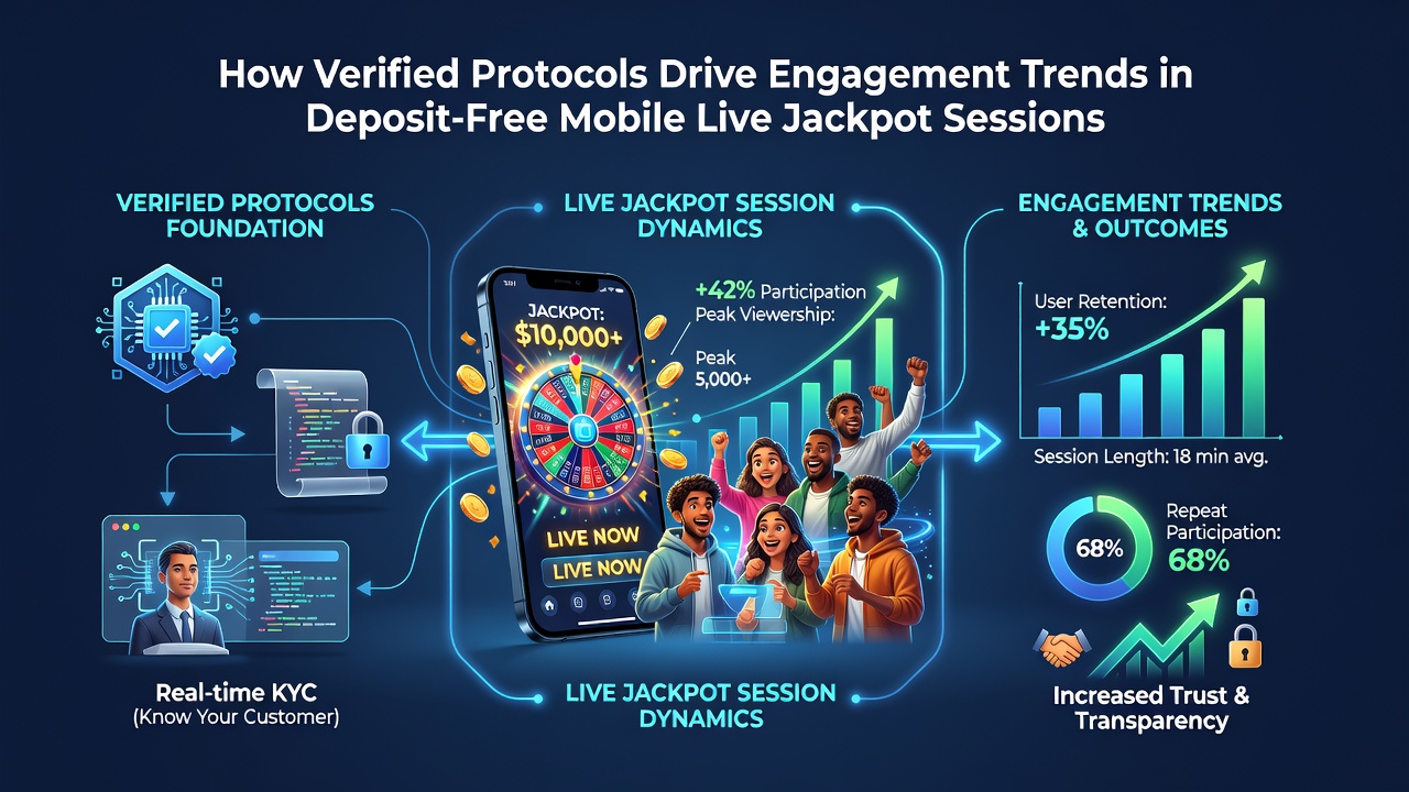 Engagement-Trends durch verifizierte Protokolle in mobilen Jackpot-Sessions