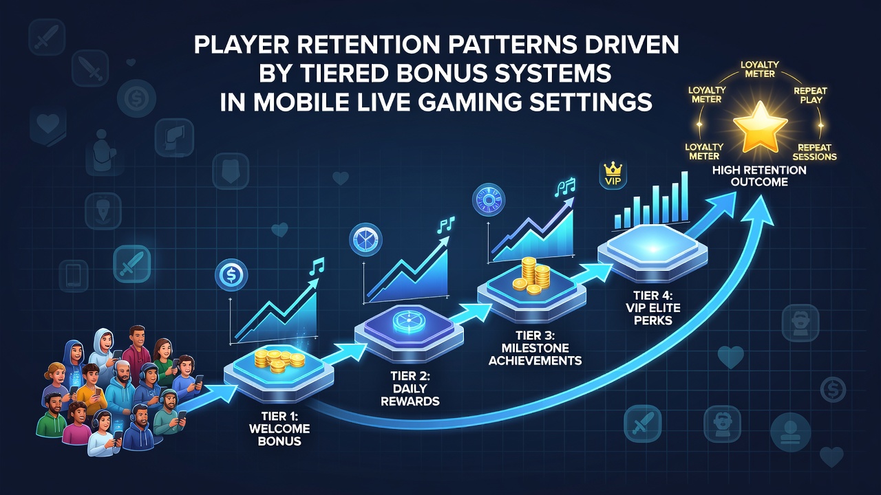 Gestaffelte Bonussysteme als Treiber für Spielerbindung in mobilen Live-Gaming-Szenarien