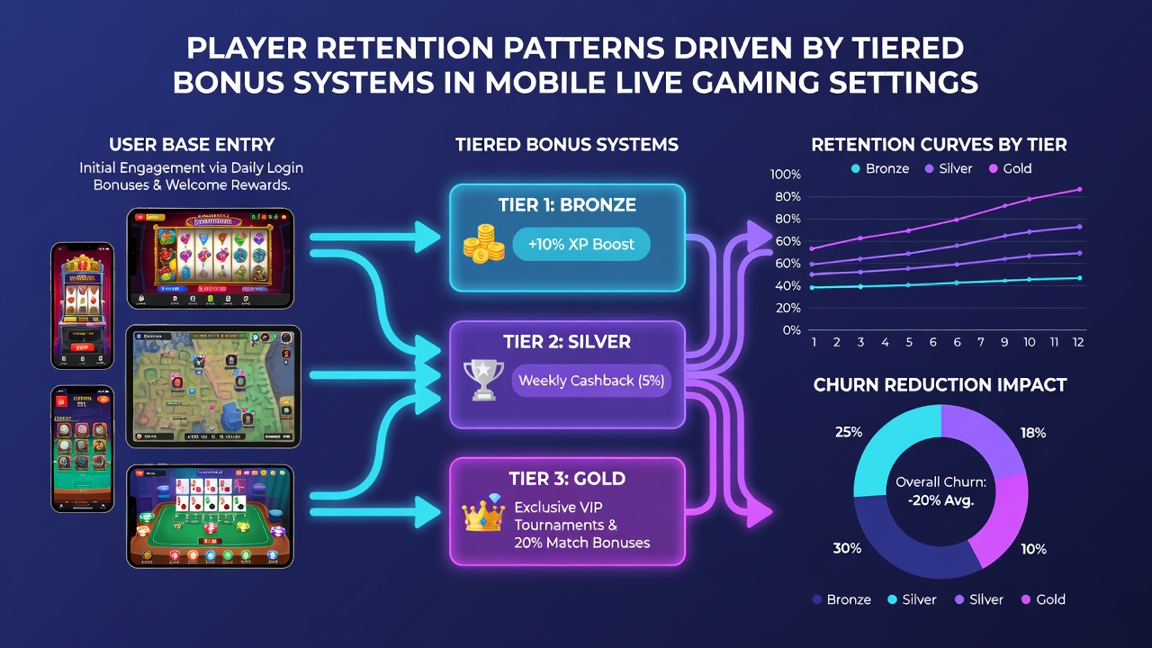 Analyse von Spielerbindungsdaten in Live-Mobile-Casinos mit gestaffelten Bonussystemen