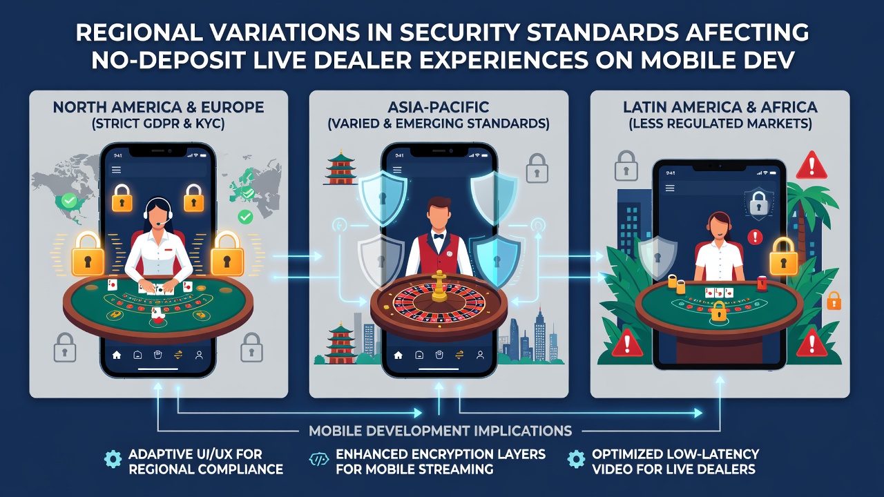 Vergleich von Sicherheitsprotokollen für No-Deposit Live-Dealer auf Smartphones in Europa, Nordamerika und Asien