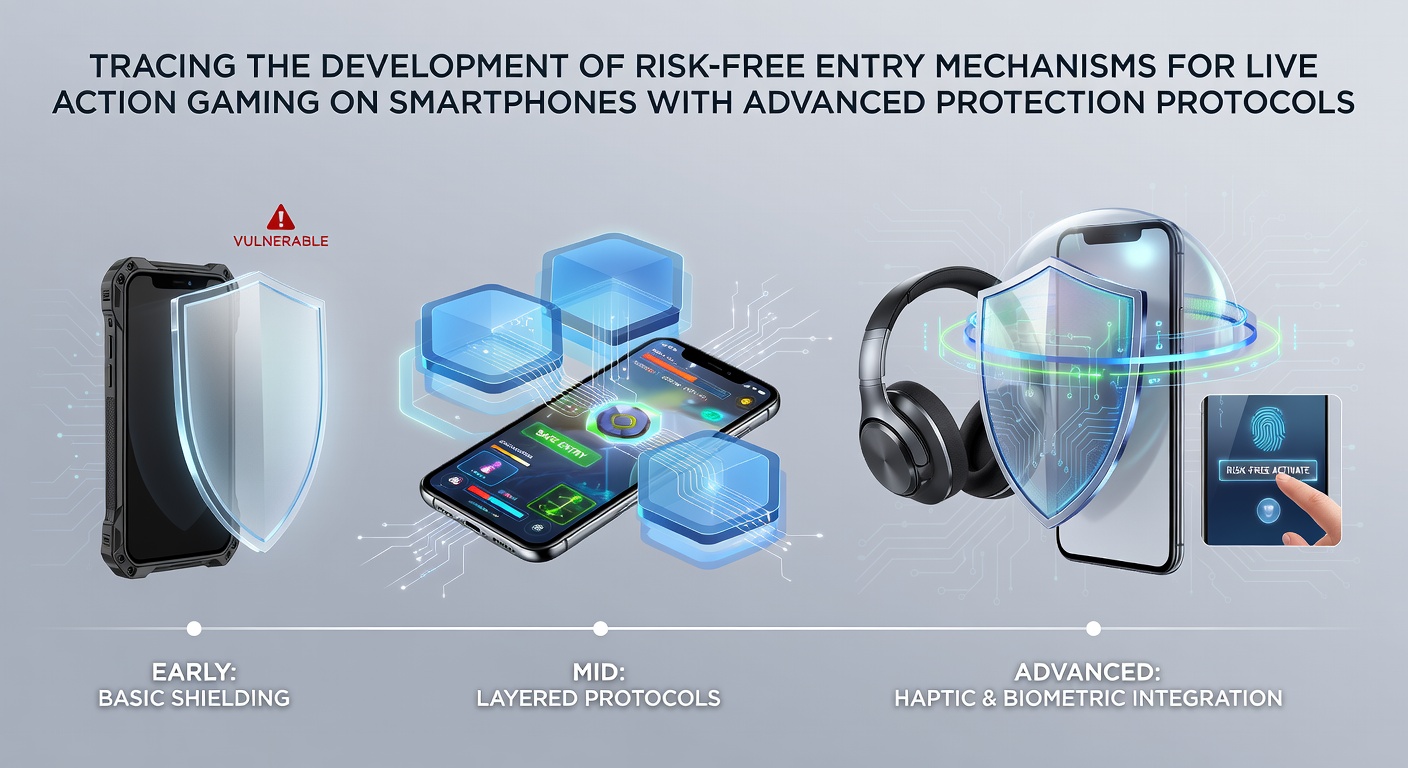 Frühe mobile Live-Gaming-Technologien und erste Schutzprotokolle auf Smartphones