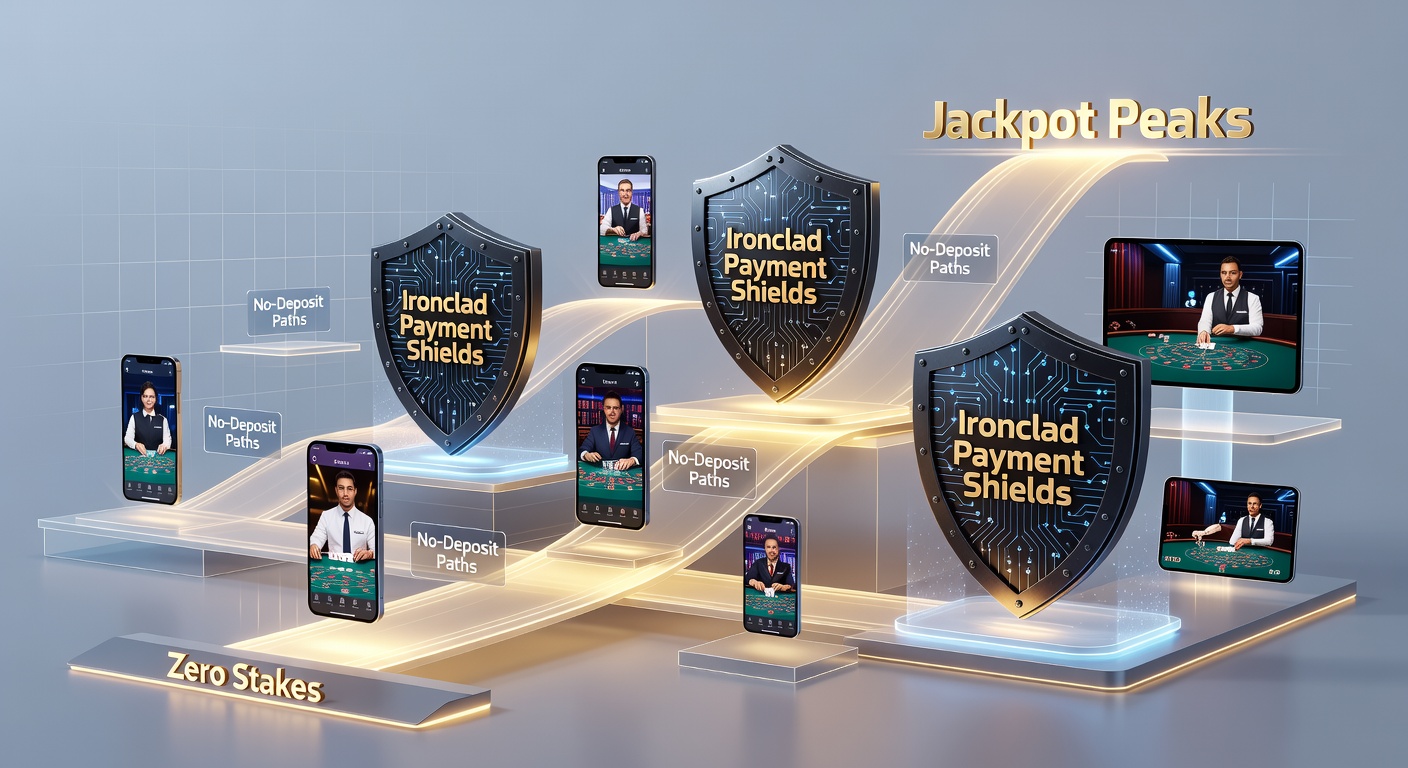 Smartphone mit Live-Dealer-Tisch und No-Deposit-Bonus-Symbolen auf hellem Hintergrund, das den Einstieg ohne Risiko symbolisiert